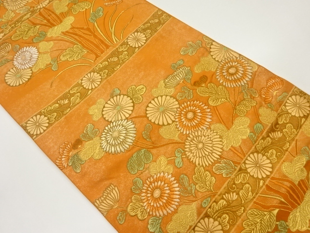 JAPANESE FUKURO OBI / WOVEN KIKU